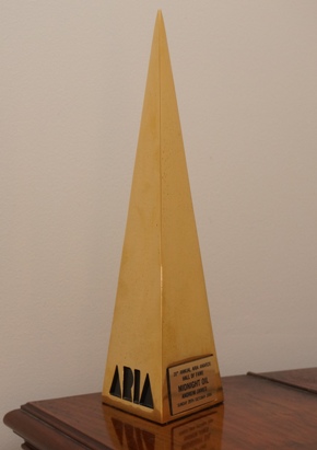 my ARIA award